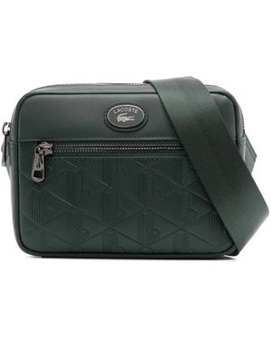 Lacoste Monogram Reporter Bag - Green