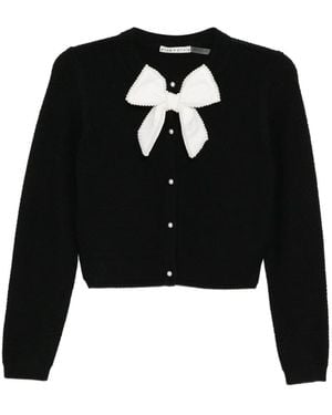 Alice + Olivia Dollie Cardigan - Schwarz