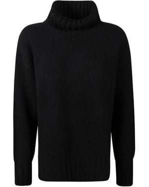 Jucca Roll-Neck Sweater - Black