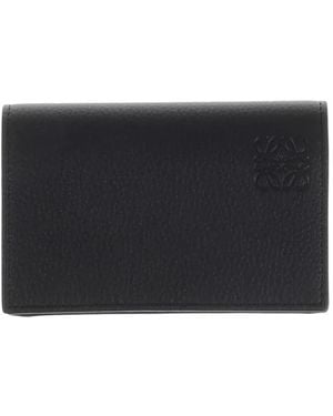 Loewe Leather Wallet - Black