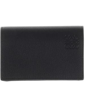 Loewe Leather Wallet - Black