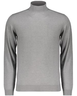Fedeli Turtleneck Sweater - Grey