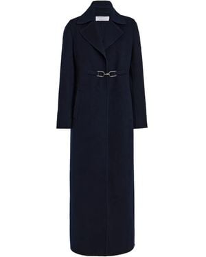 Gabriela Hearst Manteau Dee En Cachemire À Boucle - Blue
