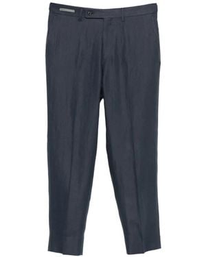Corneliani Belt-Loops Trousers - Blue