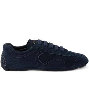 Prada スエード スニーカー - ブルー