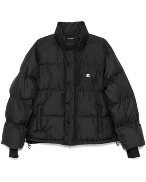 Courreges Gesteppte Jacke - Schwarz