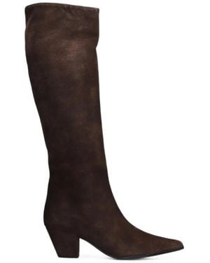 Roberto Festa Fredine Pointed-Toe Knee-High Boots - Brown