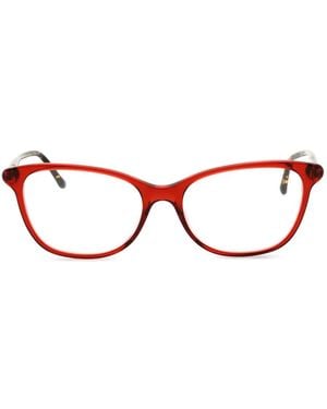 Emozioni Brille Mit Ovalem Gestell - Rot