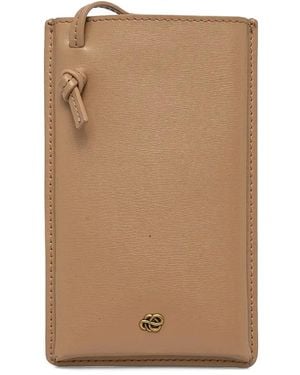 By Malene Birger Recycled-Leather Phone Case - Natural