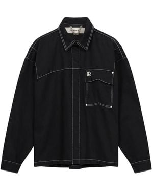 ROUGH Klassische Jeansjacke - Schwarz