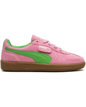 PUMA Palermo Logo-tab Suede Low-top Trainers - Pink