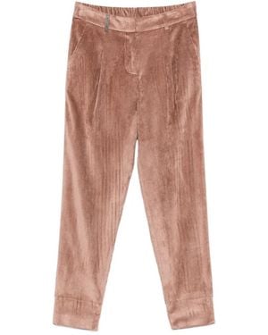 Peserico Pantalones Ajustados Con Pinzas - Blanco