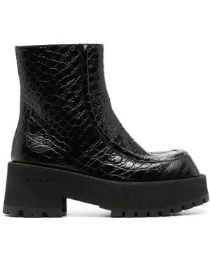 Marni 65Mm Chunky Chelsea Boots - Black