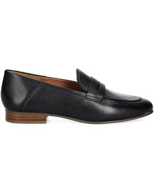 Geox Penny Leather Loafers - Black