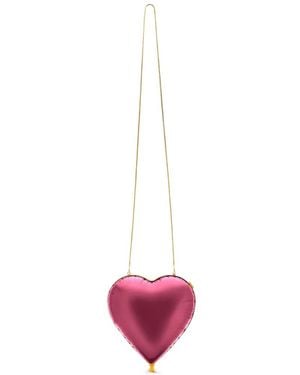 Oscar de la Renta Heart Baloon Crossbody Bag - Pink