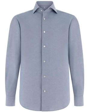 BOGGI Jersey Shirt - Blue