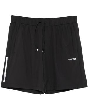 Calvin Klein ロゴ ショートパンツ - ブラック