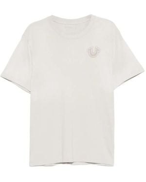 True Religion Puff Print Buddha Face Tシャツ - ホワイト