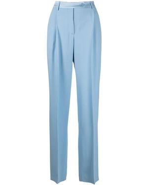 Alberta Ferretti High-Waist Tailored Pants - Blue