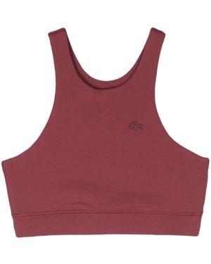 Lacoste Quick-dry スポーツブラ - レッド