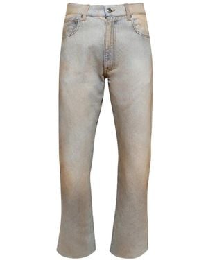 Warren Lotas Reaper Denim Trousers - Grey