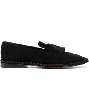 Robert Clergerie Mocasines con detalle de borlas - Negro