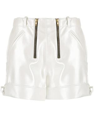 Philosophy Di Lorenzo Serafini Double-Zip Shorts - White