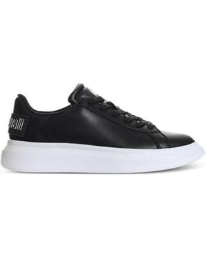 Just Cavalli Logo-Detail Trainers - Black