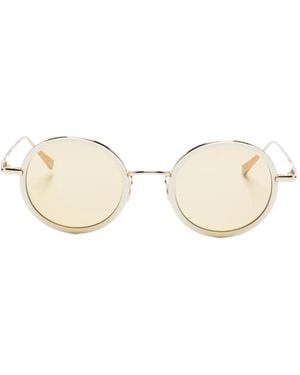 Megane and Me Rachel Round-Frame Sunglasses - Natural