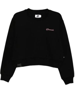 Izzue Sweatshirt Mit Slogan-Stickerei - Schwarz