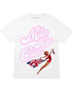 corteiz Camiseta Mile High Club - Blanco