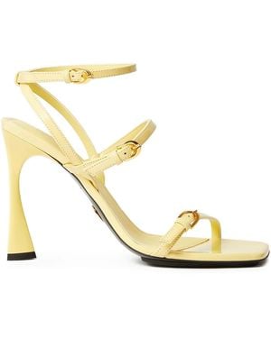 Stella McCartney Elsa Strappy Buckle Sandals - Metallic