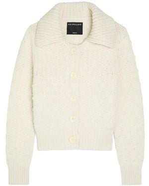 B.B. Wallace Cardigan Bourgeois Manches Longues - Blanc