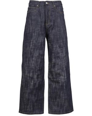 NO/FAITH STUDIOS Wide-Leg Trousers - Blue