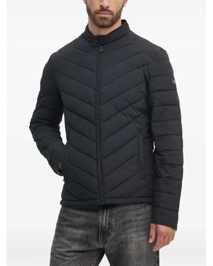 Guess Jacke mit Chevron-Steppung - Grau