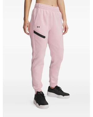 Under Armour Ua Unstoppable Fleece Track Trousers - Pink