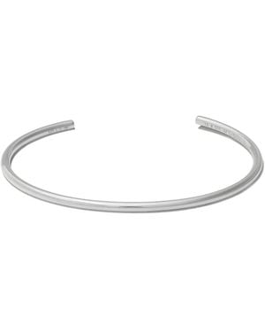 Le Gramme Polished Bangle Bracelet - White