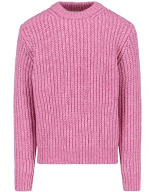 DUNST Crew-Neck Jumper - Pink