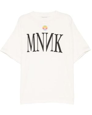 Le Mont St Michel Logo-Print T-Shirt - White