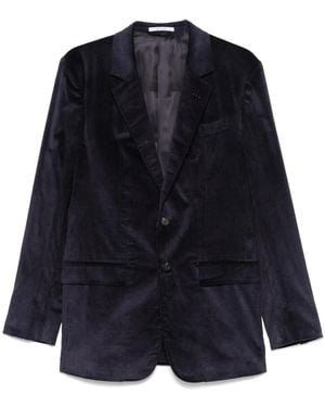 Gabriela Hearst Single-Breasted Blazer - Blue