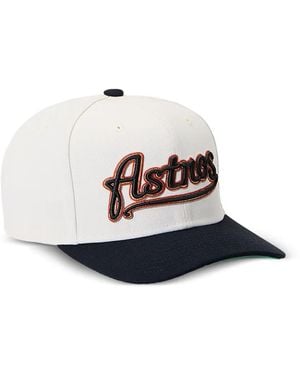 Mitchell & Ness X Mlb Houston Astros Embroidered Baseball Cap - White