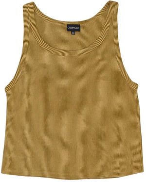 CALLIPYGIAN Ribbed Tank Top - Natural