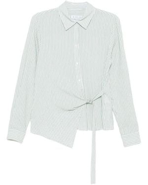 Manuel Ritz Striped Shirt - White