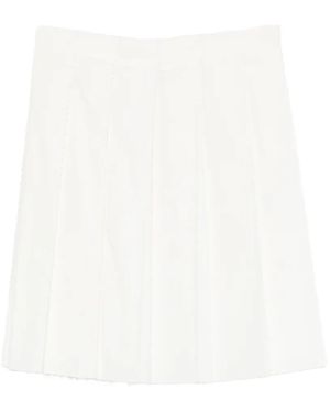 TOTEME Falda Midi Con Cuentas - Blanco