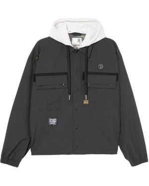 Aape By A Bathing Ape Hooded Jacket - Black