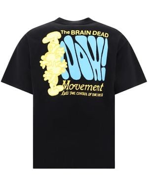 Brain Dead The Now Movement Graphic-Print T-Shirt - Black
