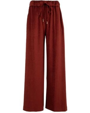 Gabriela Hearst Pantalones con cordones - Rojo