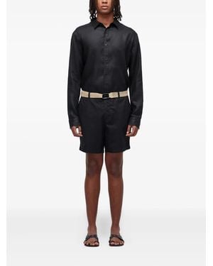 Osklen Raffia Gehaakte Riem - Zwart