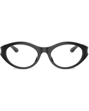 DIESEL Cut-Out Logo-Plaque Glasses - Black