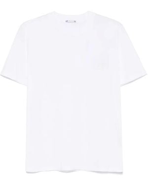 Jacob Cohen Rubberised-Logo T-Shirt - White